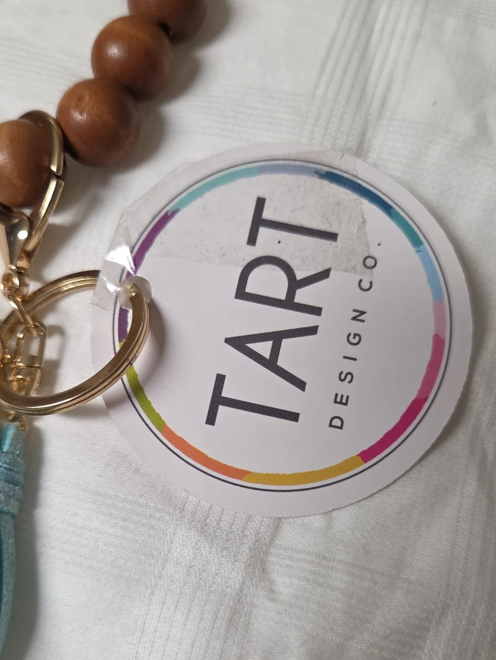 Tart keychain tassel